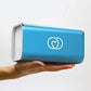 Lifeina Box, the world's smallest intelligent fridge, for the safe transport of medication.